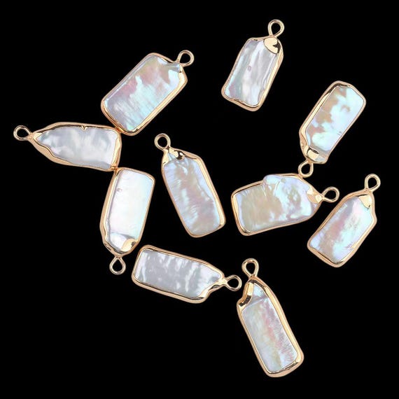 Handmade 7-8mm Natural White Freshwater Pearl Necklace – Silver Plated, Baroque Style Pendant For Wedding & Anniversary