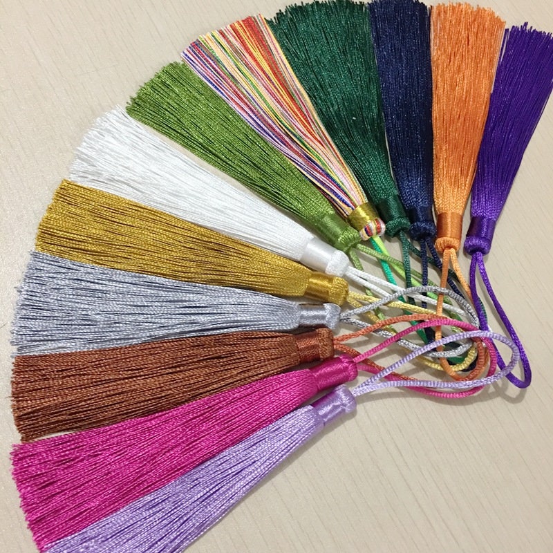 Tasselssilk Tasselslong Tassels Jewelry Making Tassels Etsy