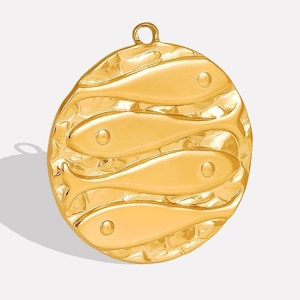 Stainless Steel Pendant,Fish Pendant,Necklace Charm,Jewelry Findings ZN1973