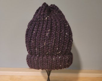 Purple Knit Hat