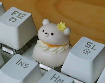 Daisy Puff Artisan Keycap