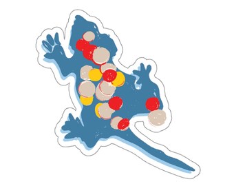 Chicago Rat Hole Sticker (3" x 3")