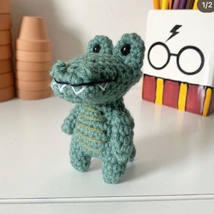 Crochet Mini Alligator Crocodile Toy Plush