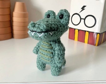 Crochet Mini Alligator Crocodile Toy Plush