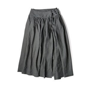 LINEN SKIRT, maxi linen skirt, linen MAXI skirt, long linen skirt, stonewashed linen skirt, natural fiber image 2