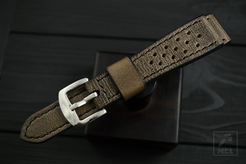 20mm leather watch band vintage