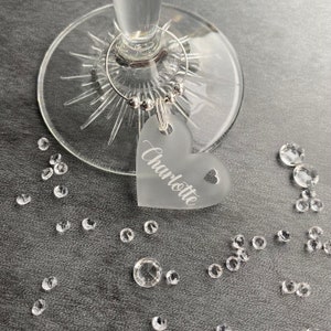 Amuleto De Acrílico Esmerilado Personalizado, Amuletos De Bebidas, Favor De Boda, Ajuste De Topónimo, Amuletos De Copa De Vino De Boda, Ideas Para Despedidas De Soltera