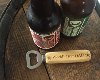 Engraved Wooden Bottle Opener | Personalized Gift