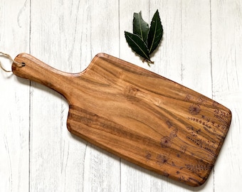 Laser Engraved Acacia Wood Chopping Board | Wildflowers & Bees