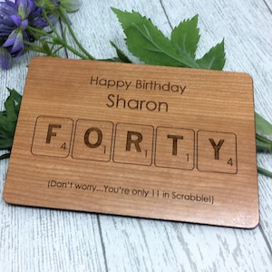 Biglietto di compleanno - Personalizzato, Compleanno, Matrimonio, Fidanzamento, Inaugurazione della casa, Anniversario, Regalo