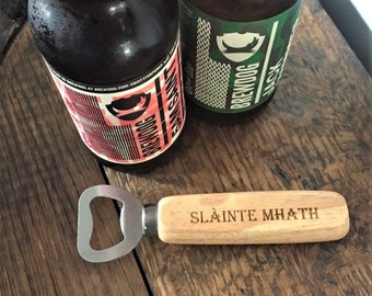 Engraved Wooden Bottle Opener | Personalized Gift