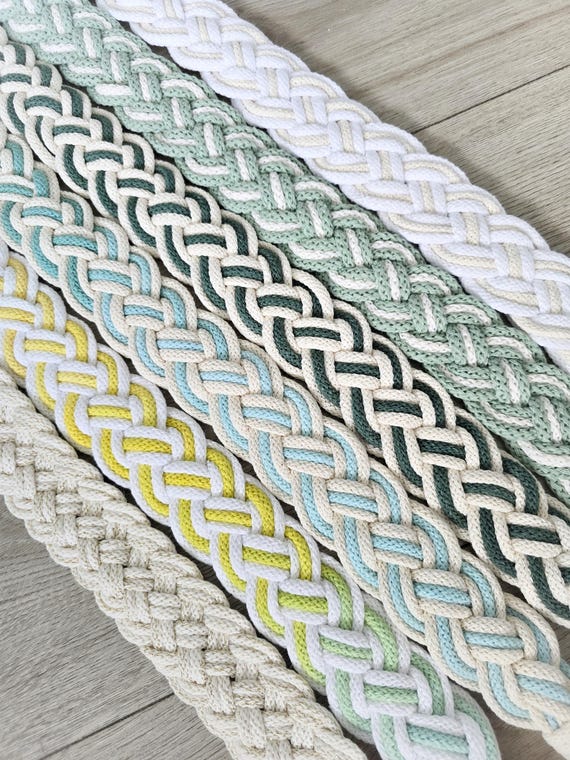 CUSTOM Celtic Handfasting Cord, Solid Core braided, Pagan Handfasting, Love Knot, Ribbon, Wedding Rope, Handvast koord