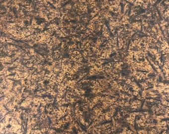 Heavy Gauge Patina Sheet Copper in Medium Distressed