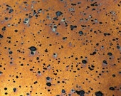 Heavy Gauge Patina Sheet Copper in Sunburst