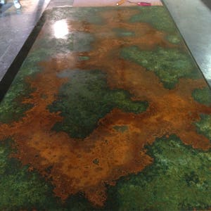 Heavy Gauge Patina Sheet Copper in Verde for Copper Projects, Counter Tops, Backsplashes, Stair Risers, Artwork, Furniture and More!