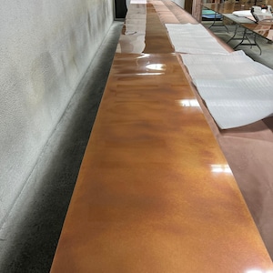 Light Gauge Patina Blech in Kupfer in Antik patiniert