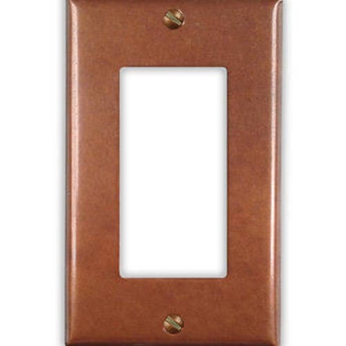 Single Rocker/gfi Copper Switch Plate in Rustic - Etsy