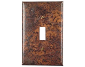 Copper Switch Plate in Dark Distressed - Additional Configurations Available!