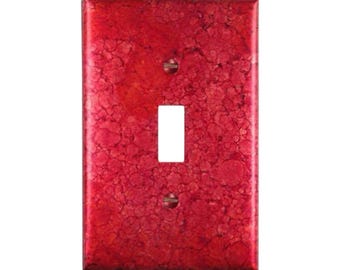 Copper Switch Plate in Red Wine - Additional Configurations Available!