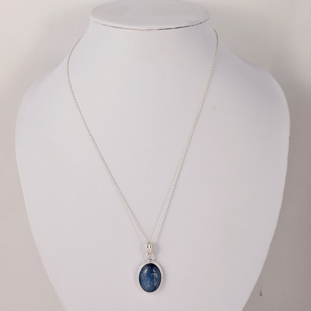 Kyanite stone necklace Clearance