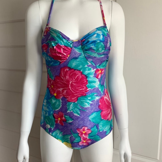 80s Original Halter Neck Swimsuit