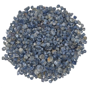 Digging Dolls: 10 pcs of Beautiful Blue Sapphire Crystals Rough Stones - Natural