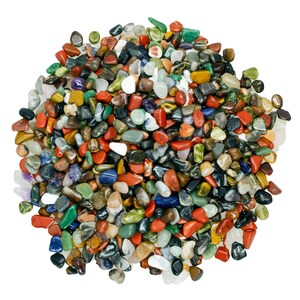 Bonecos de escavação: mistura rara de pedras caídas de 5 libras da África - 0,25 "a 0,40" em média. -Belas pedras polidas! (Tamanho #3)