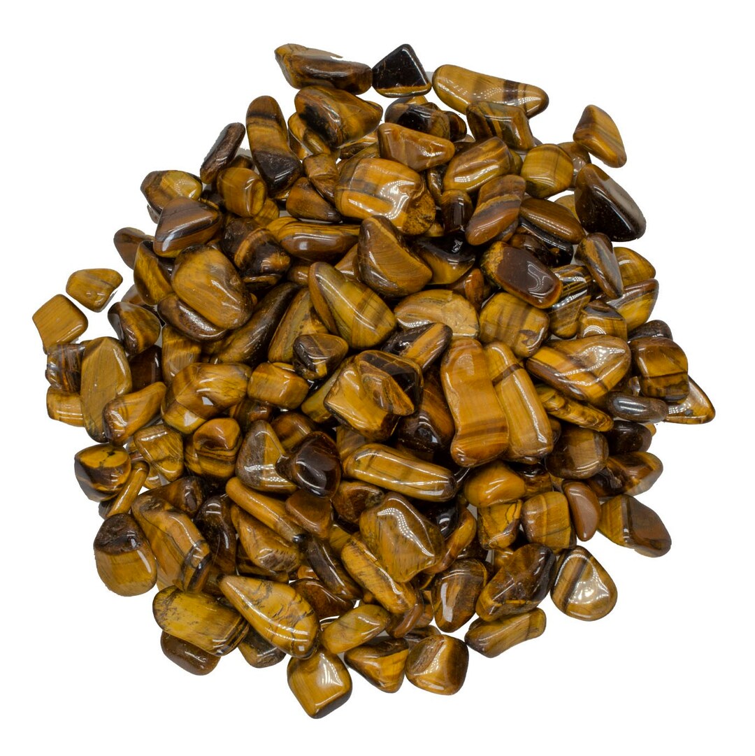 Digging Dolls: 1 Lb Tumbled Golden Tiger Eye Stones From Africa - 0.5 ...