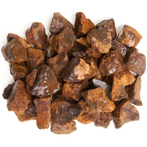 Digging Dolls: 1 lb Hematite Rough Rocks from Madagascar - Large 1&quot;+ Raw Natural Stones for Arts, Crafts, Tumbling, Cabbing, Polishing