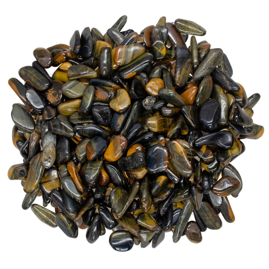 Digging Dolls: 18 Lbs Tumbled Varigated Tiger Eye Stones From Africa ...