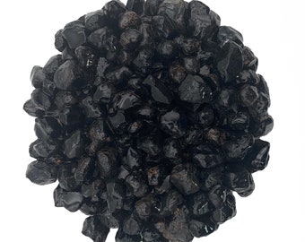 Digging Dolls: Small Apache Tears from Mexico - Black Obsidian - Natural Polished Rocks,Jewelry Making, Wire Wrapping, Reiki