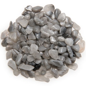 Digging Dolls: 1/2 lb of XX Small Cat&#39;s Eye &quot;A&quot; Grade Stones from Brazil - Tumbled & Polished Rocks!