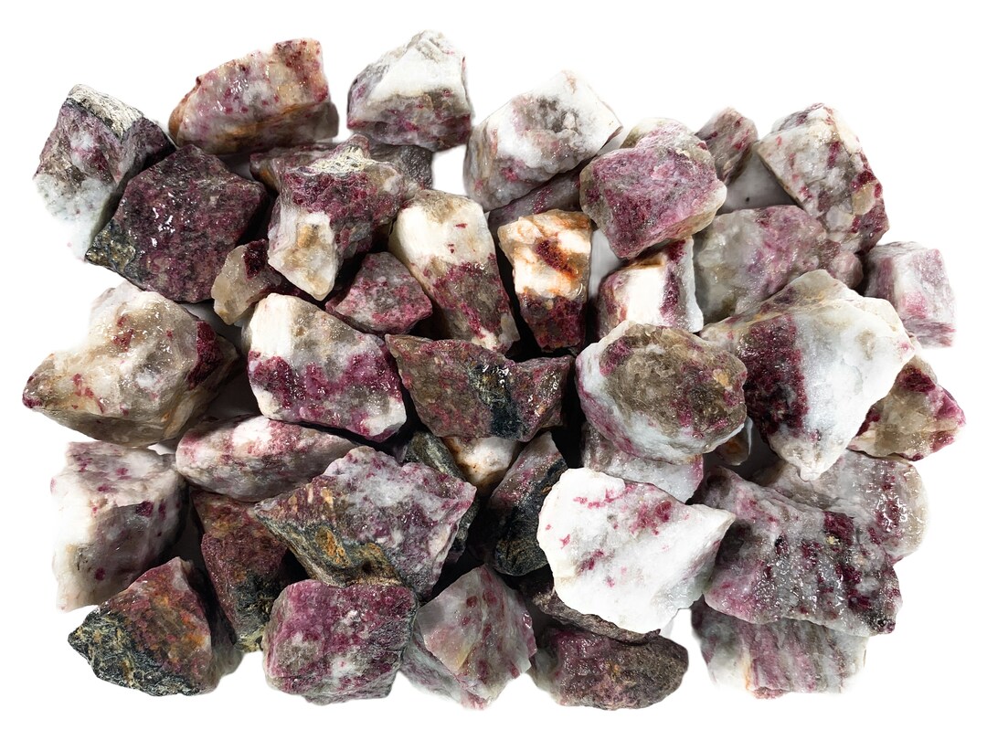 Digging Rough Stone Digging Dolls: Rubellite Tourmaline Rough Rocks From Madagascar - Large ...