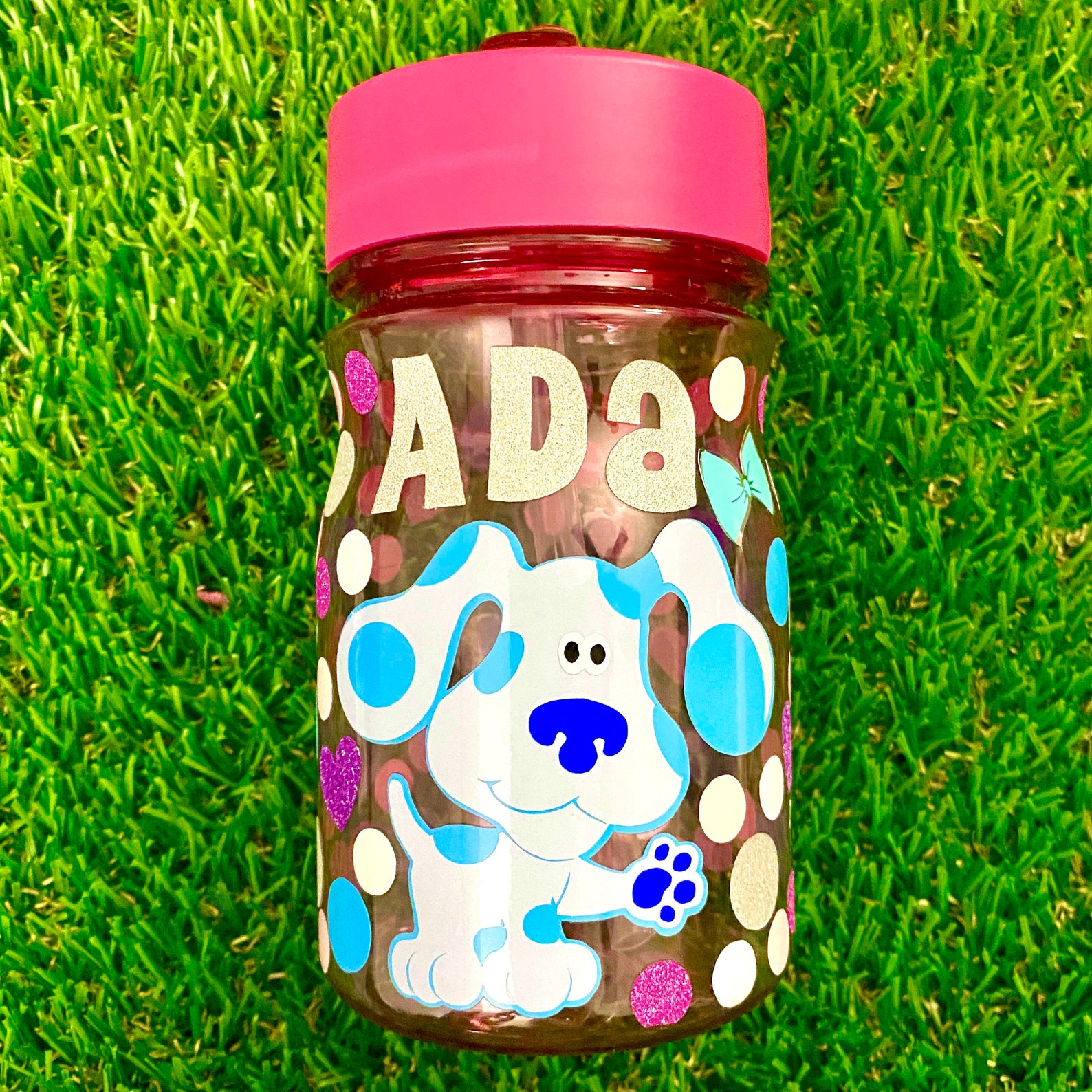 Personalized Blues Clues Flip Up Sippy Cup With Straw and Etsy