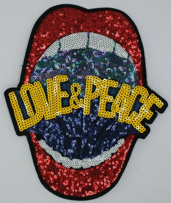 Patch ° Peace-mano-negro-blanco ° Patch