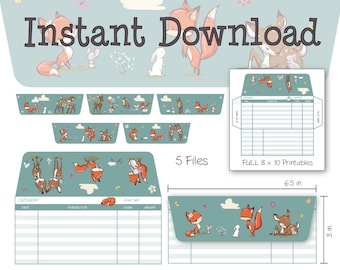Envelope System, Cash Tracker, Money Management, Cash Organizer – Instant download - Print