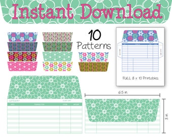 Envelope System, Cash Tracker, Money Management, Cash Organizer – Instant download - Print