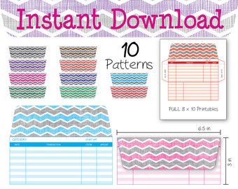 Envelope System, Cash Tracker, Money Management, Cash Organizer – Instant download - Print