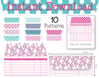 Envelope System, Cash Tracker, Money Management, Cash Organizer – Instant download - Print