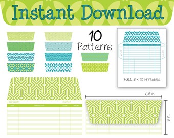Envelope System, Cash Tracker, Money Management, Cash Organizer – Instant download - Print
