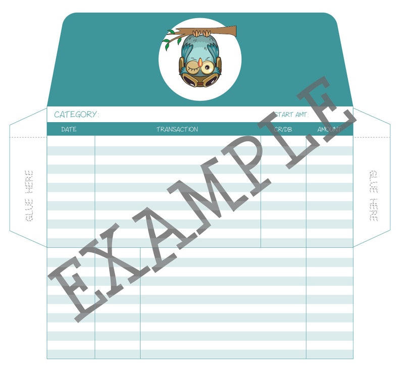 Envelope System Cash Tracker Money Management Cash Etsy