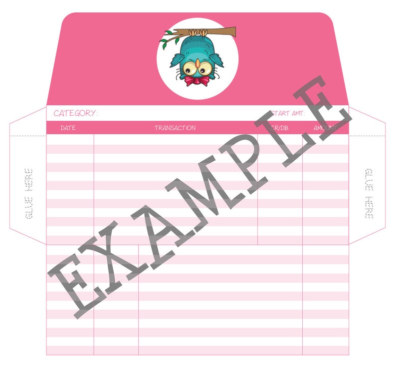 Envelope System Cash Tracker Money Management Cash Etsy