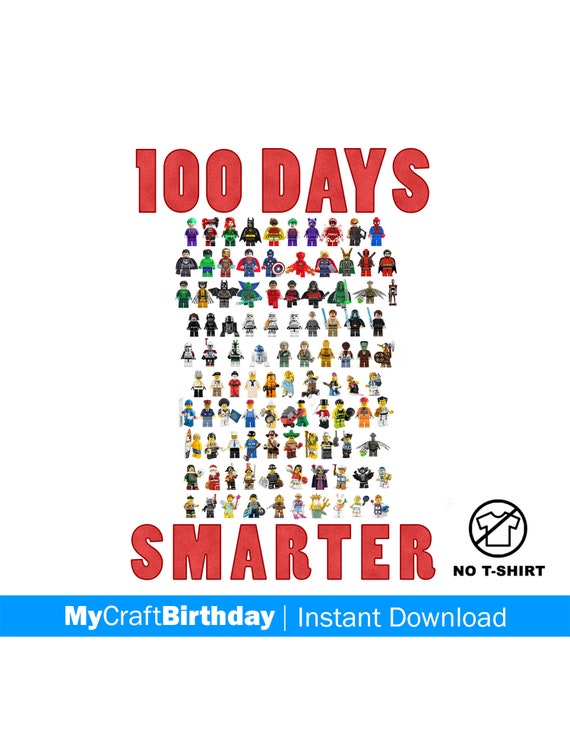 100 days lego shirt