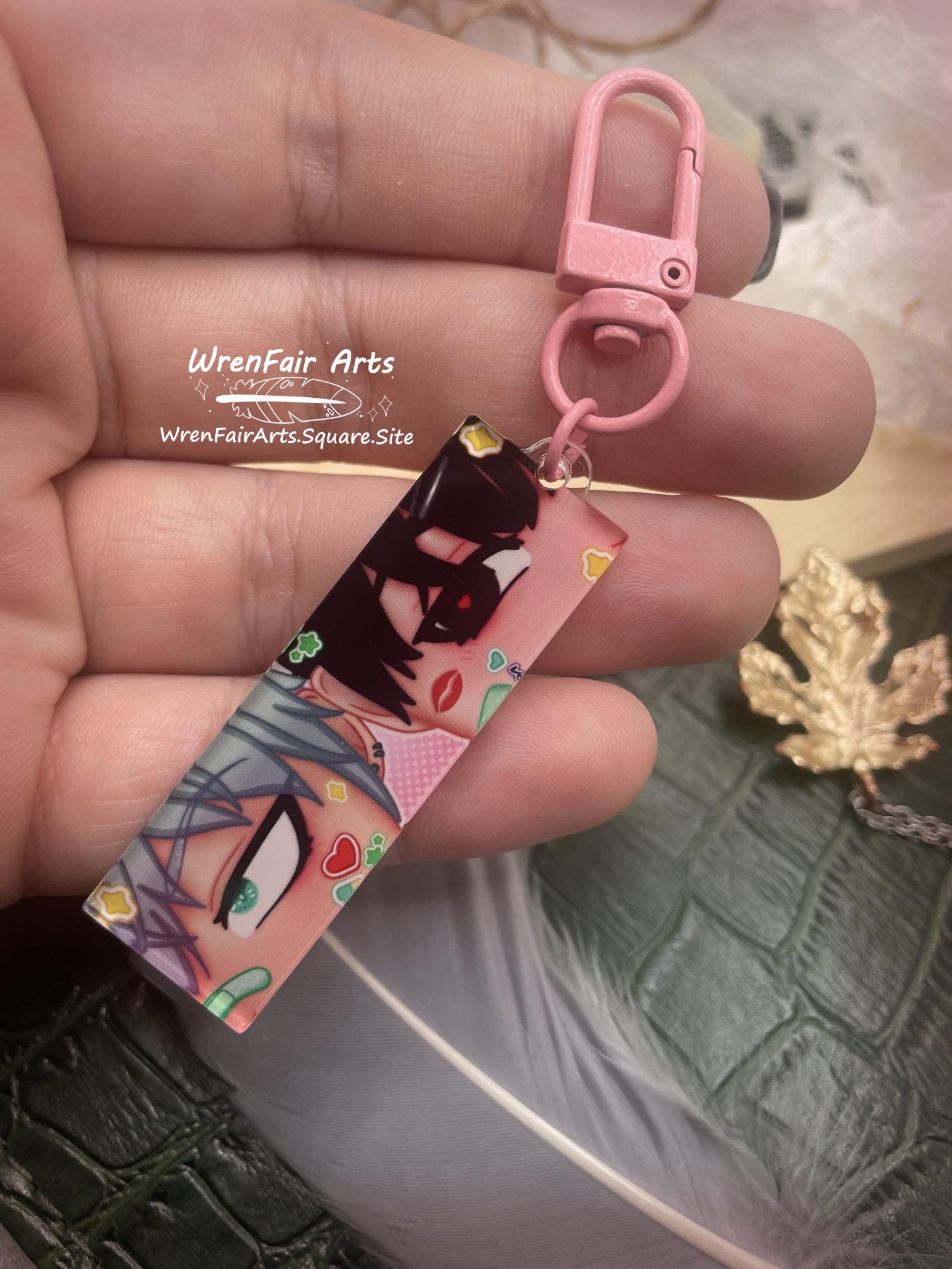 Ivantill Deco Style Eye Banner Acrylic Keychain | Alien Stage Fan Merch ...