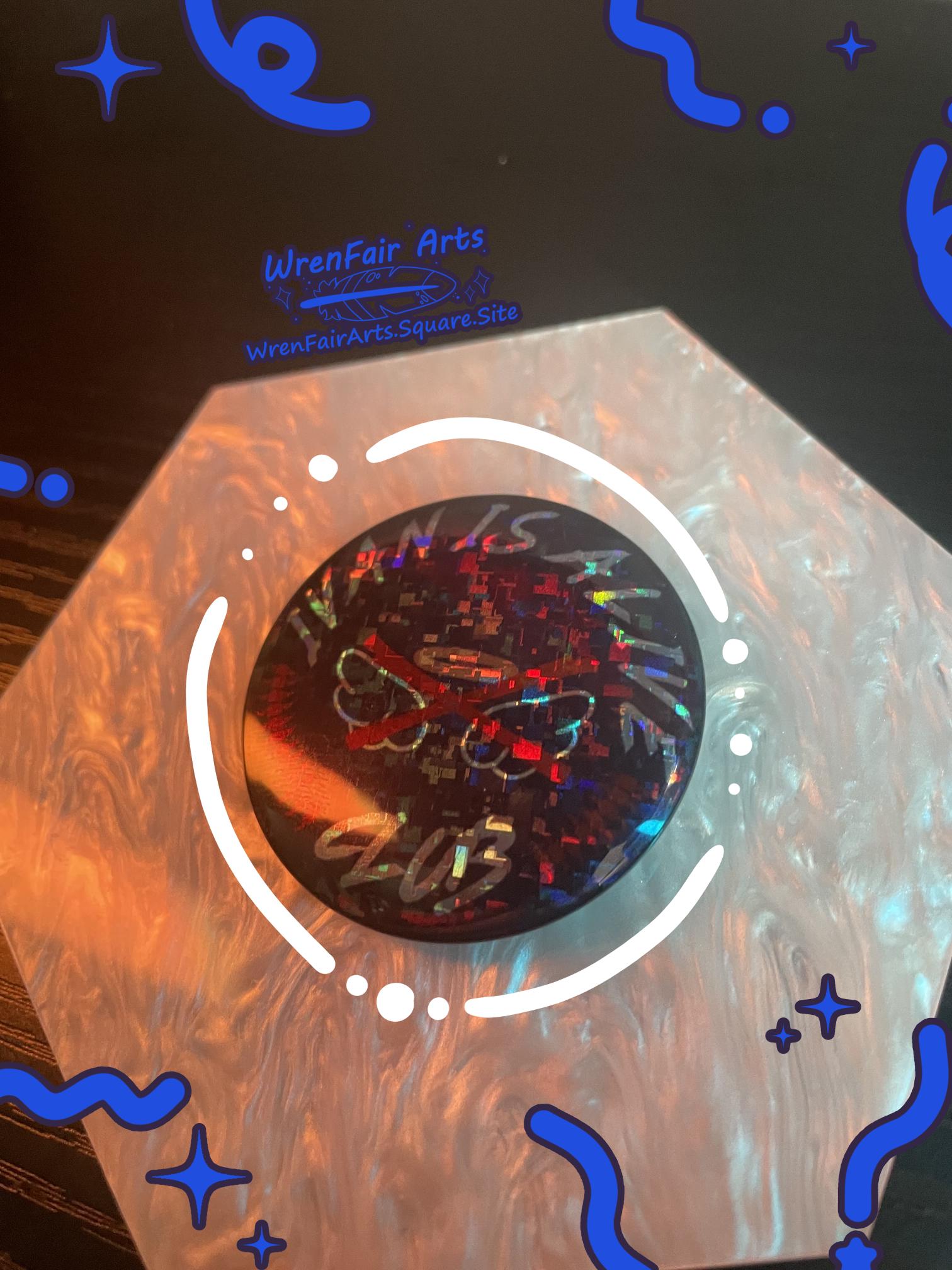 Ivan is Alive Club Holographic Round Pin - B Grade! | Pinback Button ...