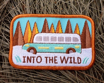 Into The Wild Patch - Alexander Supertramp Patch - Traveler Patch - Nature Patch - Bus Patch - Forest Patch - Traveller Patch