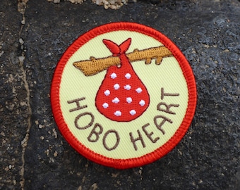 Hobo Heart Embroidered Patch – Wanderer Travel Patch