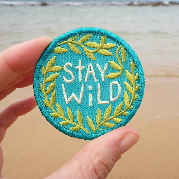 Stay Wild Patch - Free Spirit Patch - Patch Aventure - Patch Voyageur - Patch Voyage - Patch Extérieur - Patch Nature - Patch Voyageurs