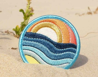 Sunset Patch - Sunrise Patch - Ocean Patch - Beach Patch - Wave Patch - Saltwater Patch - Australia Patch - Nature Patch - Colourful Patch