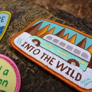 Into The Wild Patch Alexander Supertramp Patch Traveler Patch Nature Patch Bus Patch Forest Patch Traveller Patch image 7